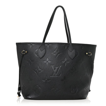 Louis Vuitton Empreinte Monogram Giant Neverfull MM Black 1 of 8
