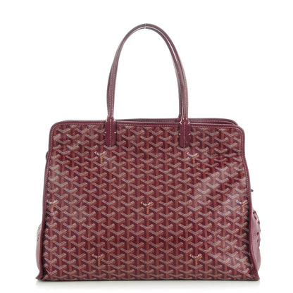 Goyard Goyardine Sac Hardy Pet Carrier PM Burgundy 1 of 9