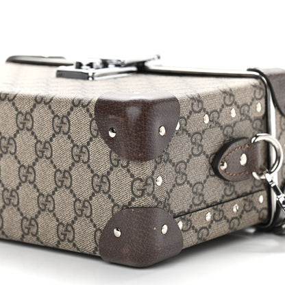 Gucci GG Supreme Monogram Globe-Trotter Beauty Case Brown 10 of 13