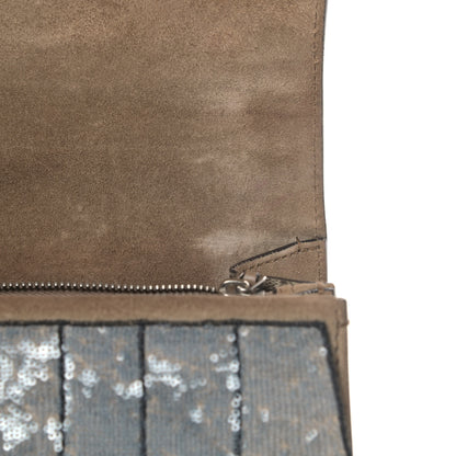 Gucci GG Supreme Monogram Lightning Embroidered Medium Dionysus Shoulder Bag Beige 5 of 7