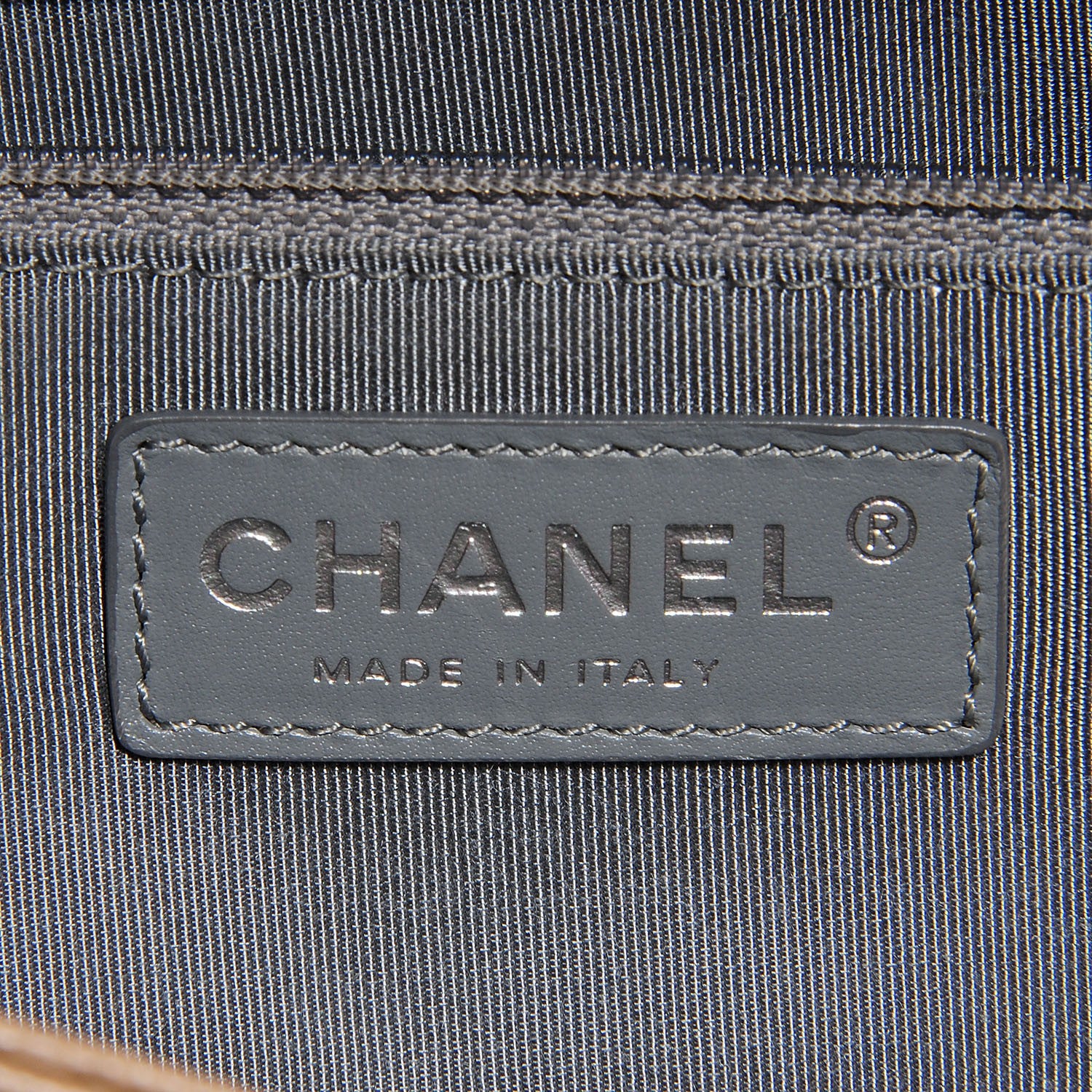 Chanel Calfskin Cerf Executive Shopper Tote Beige Black 6 of 8