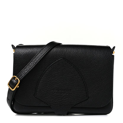 Burberry Grainy Calfskin Equestrian Shield Wallet Black 1 of 10