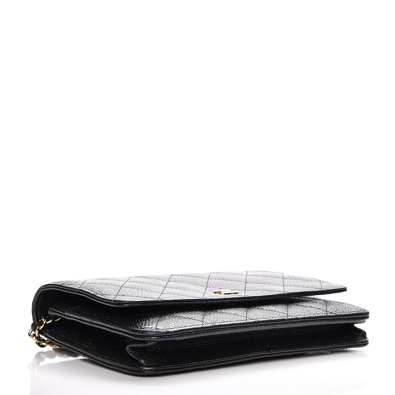 Chanel Caviar Quilted Wallet On Chain WOC Black 4 of 10