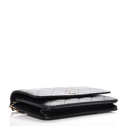 Chanel Caviar Quilted Wallet On Chain WOC Black 4 of 10