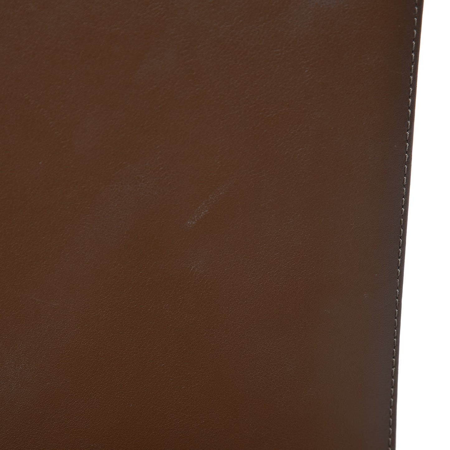 Calfskin Quilted Large Boy Flap Brown