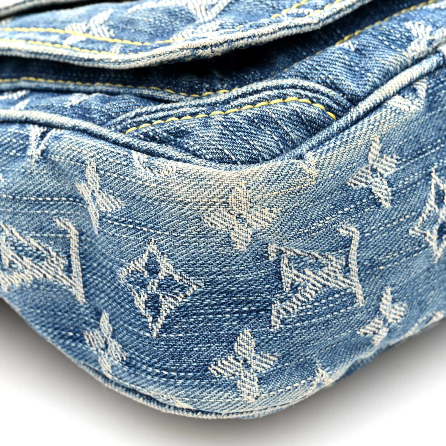 Louis Vuitton Denim Camera Bag Blue 8 of 9