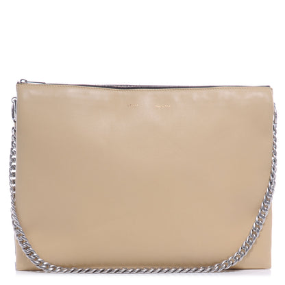 Celine Lambskin Soft Trio Zipped Bag Vanilla 1 of 9