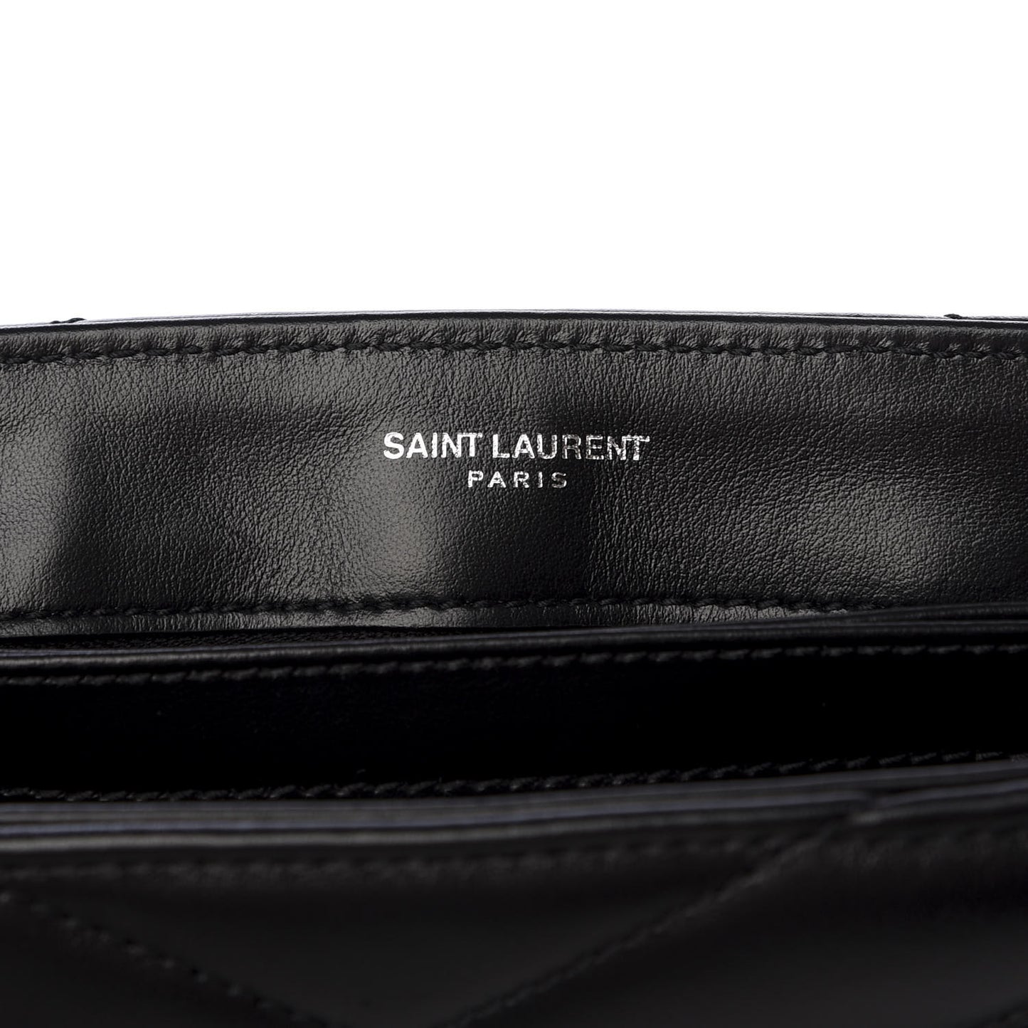 Calfskin Y Quilted Monogram Toy Loulou Crossbody Bag Black