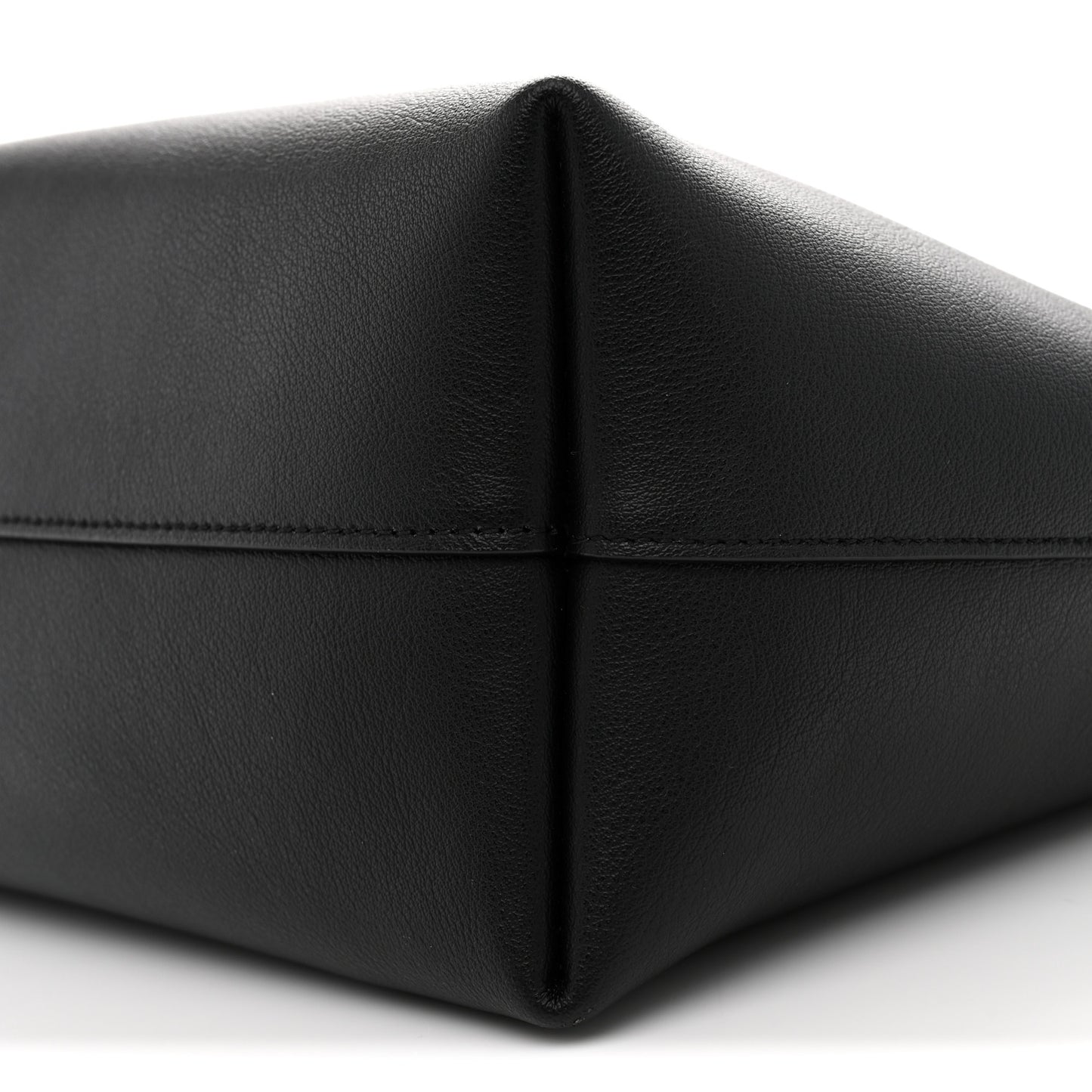 Calfskin Large Shopping Tote Black