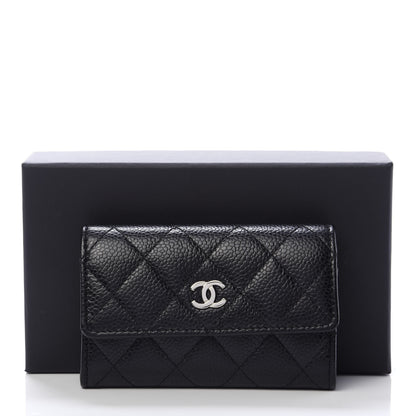 Chanel Caviar Quilted Flap Card Holder Black 9 of 9