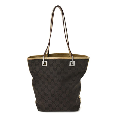 Gucci Monogram Bucket Tote Brown 1 of 15