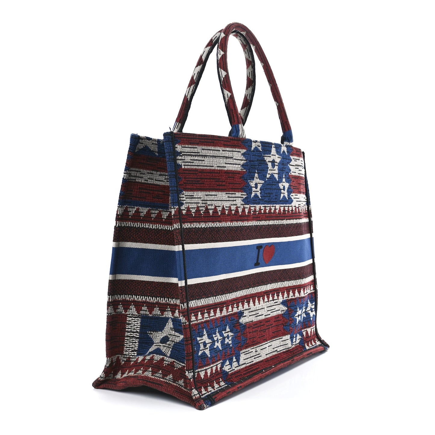 Canvas Embroidered Exclusive US Book Tote Multicolor