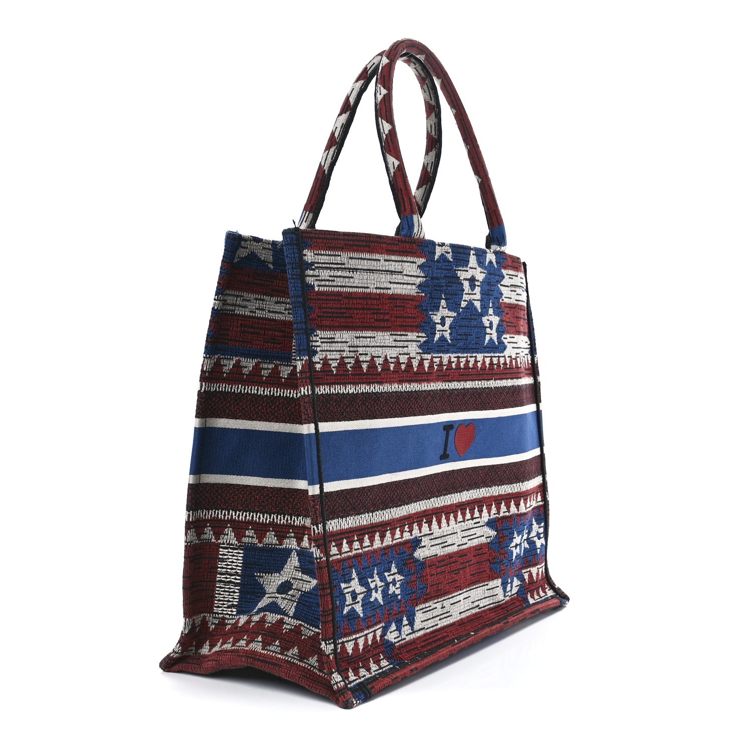 Christian Dior Canvas Embroidered Exclusive US Book Tote Multicolor 3 of 13