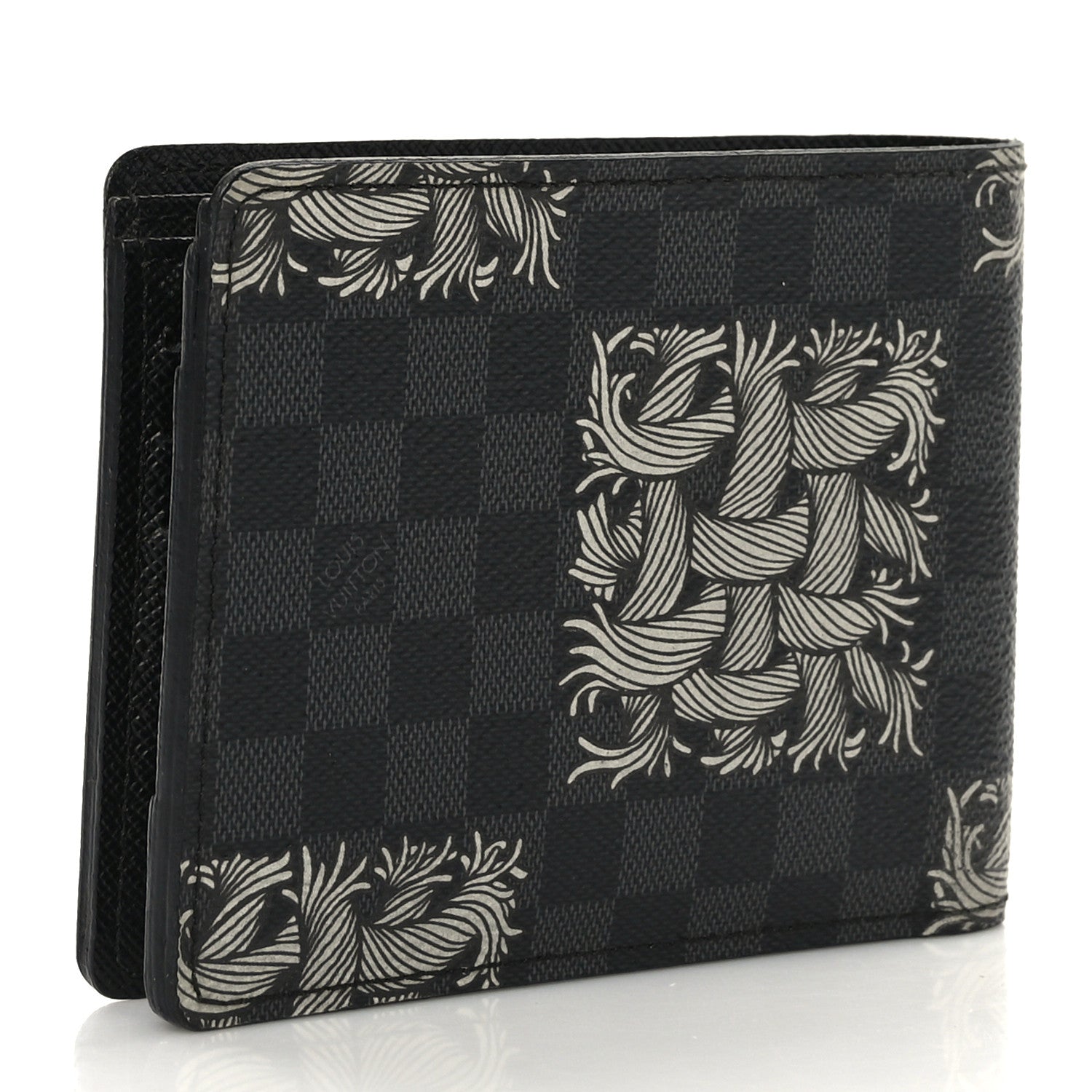 Louis Vuitton Damier Graphite Rope Slender Wallet White 3 of 6