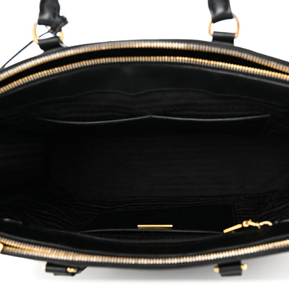 Prada Saffiano Medium Galleria Double Zip Tote Black 5 of 9