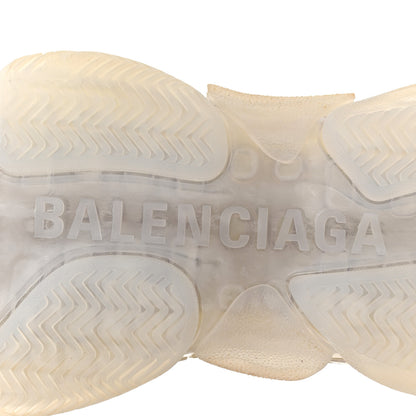 Balenciaga Fabric Mesh Clear Sole Womens Triple S Sneakers 38 White 8 of 10