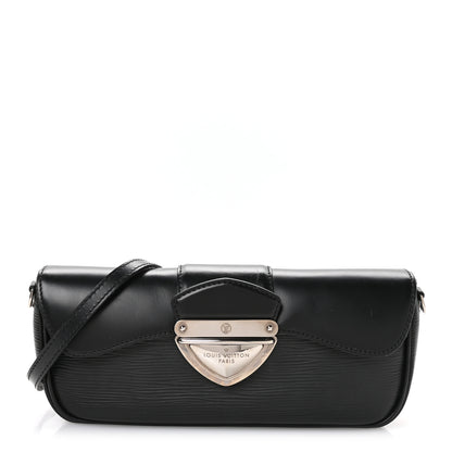Louis Vuitton Epi Montaigne Clutch Black 1 of 10