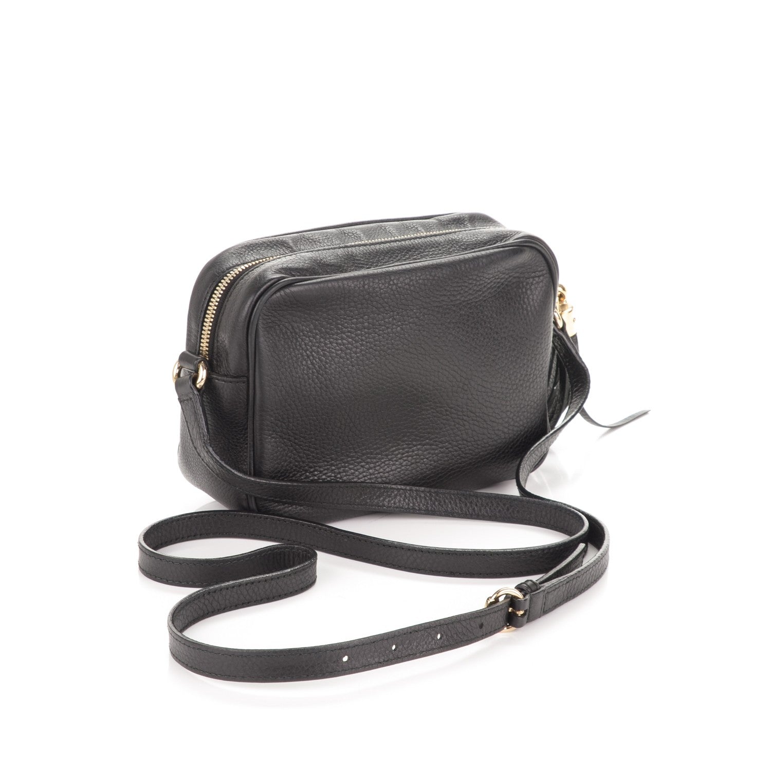 Gucci Pebbled Calfskin Small Soho Disco Bag Black 3 of 7