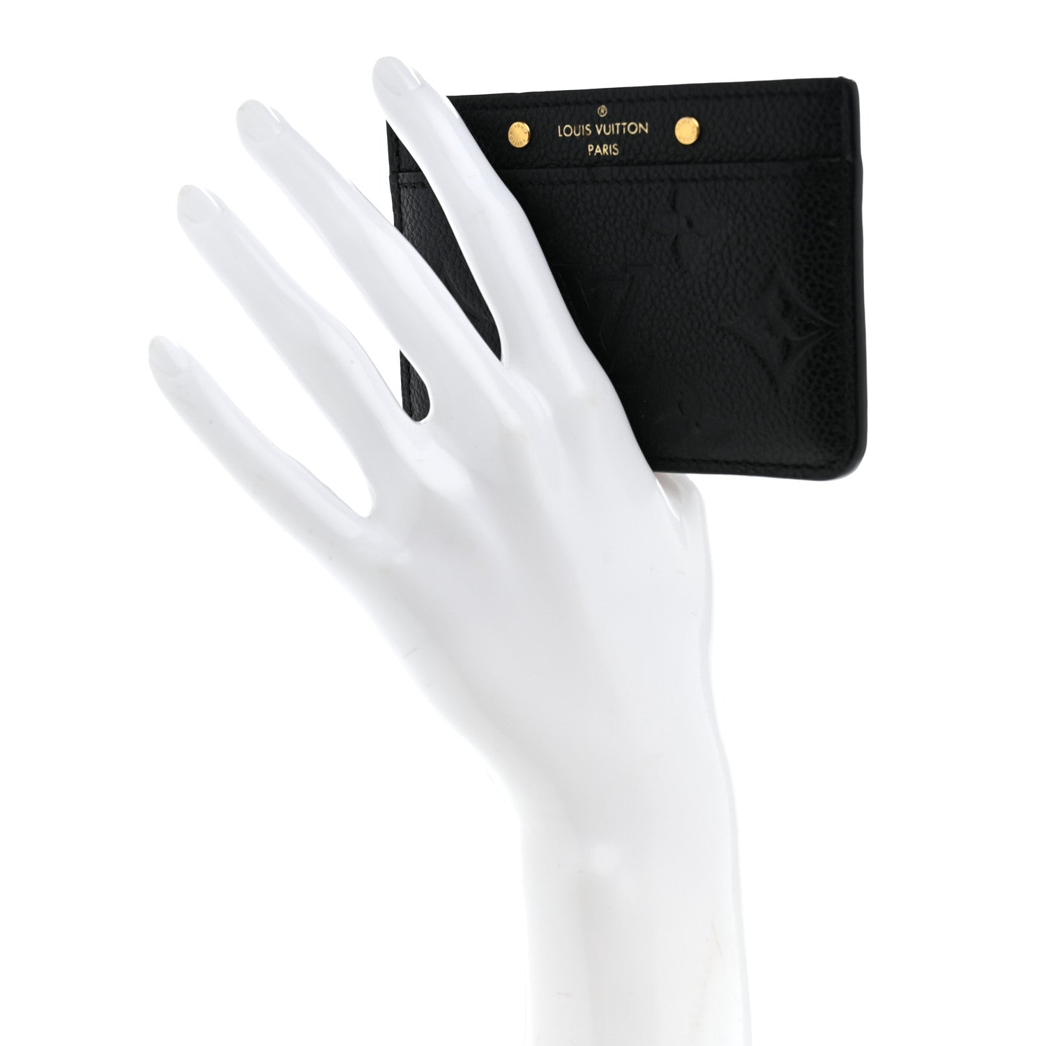 Louis Vuitton Empreinte Card Holder Black 2 of 7