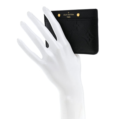 Louis Vuitton Empreinte Card Holder Black 2 of 7