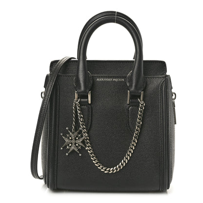 Alexander McQueen Grained Calfskin Small Heroine Black 1 of 9