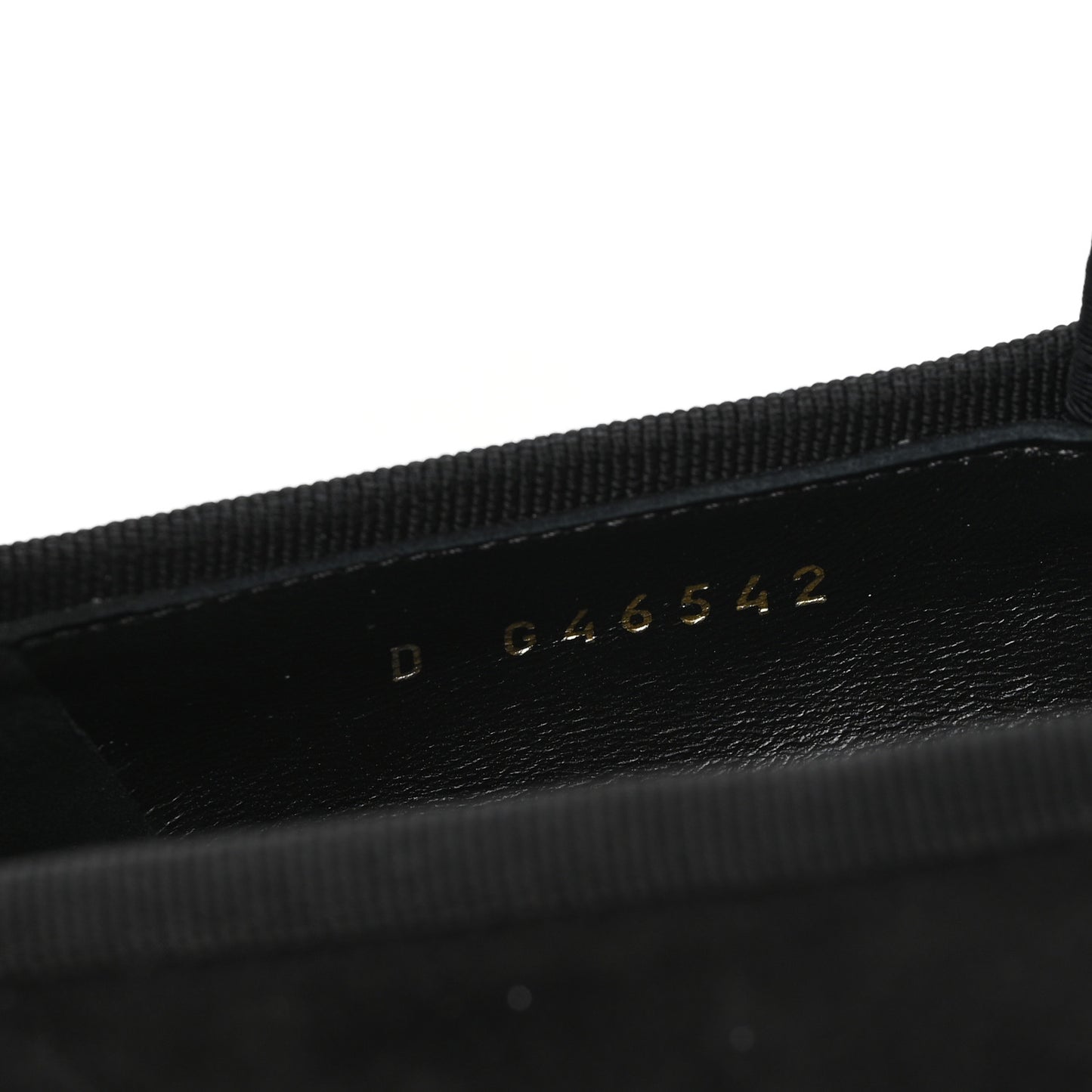 Suede Kidskin Grosgrain Mary Jane Flats 41 Black