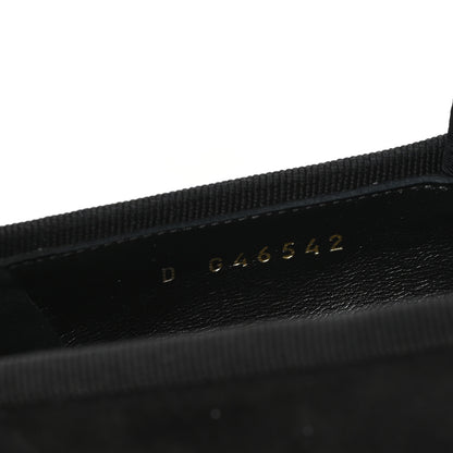 Chanel Suede Kidskin Grosgrain Mary Jane Flats 41 Black 9 of 10