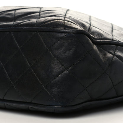 Chanel Lambskin Quilted CC Tassel Camera Case Black 8 of 10