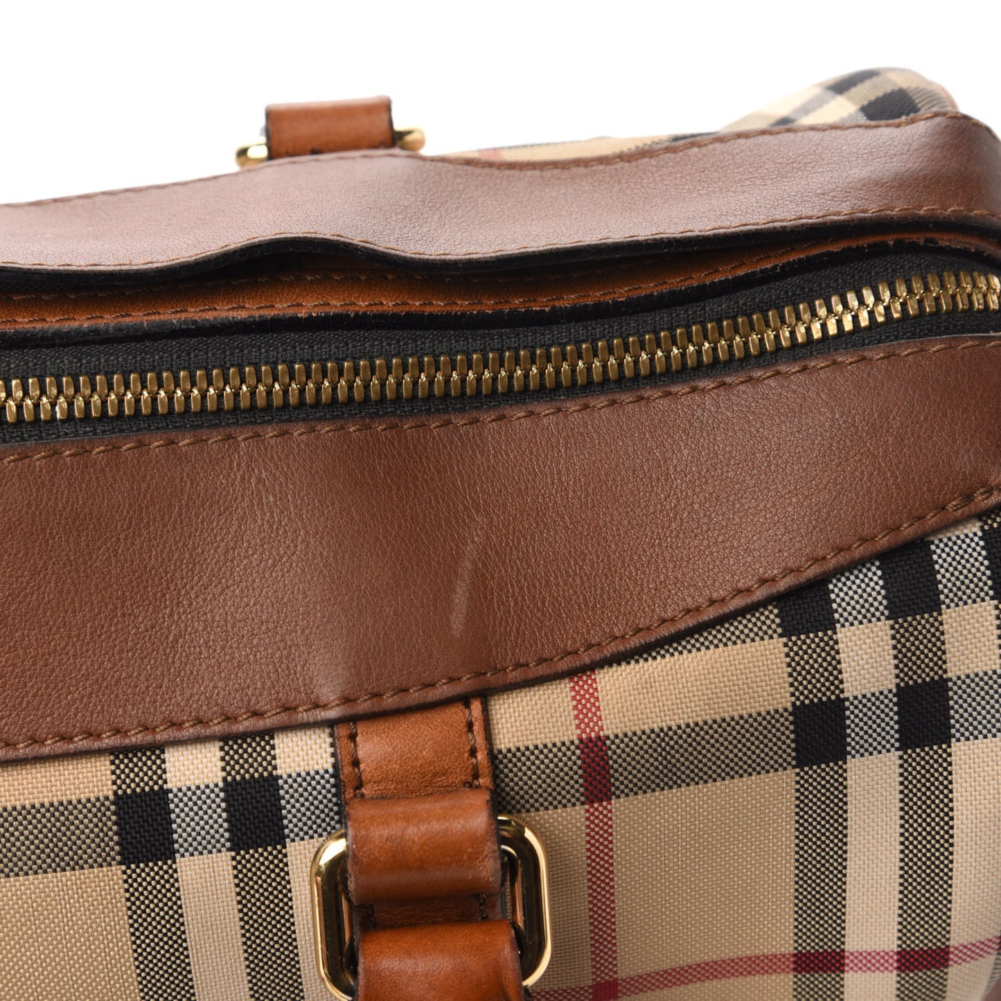 Horseferry Check Medium Alchester Satchel Tan