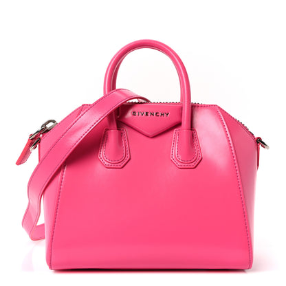 Givenchy Shiny Lord Calfskin Mini Antigona Shocking Pink 1 of 10