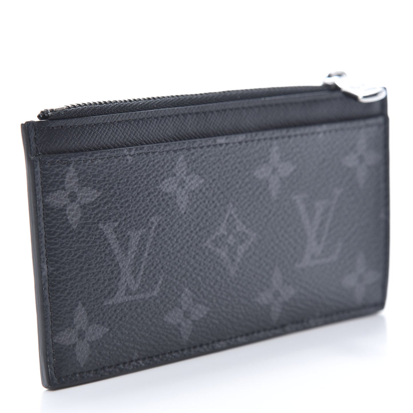 Reverse Monogram Eclipse Taiga Coin Card Holder