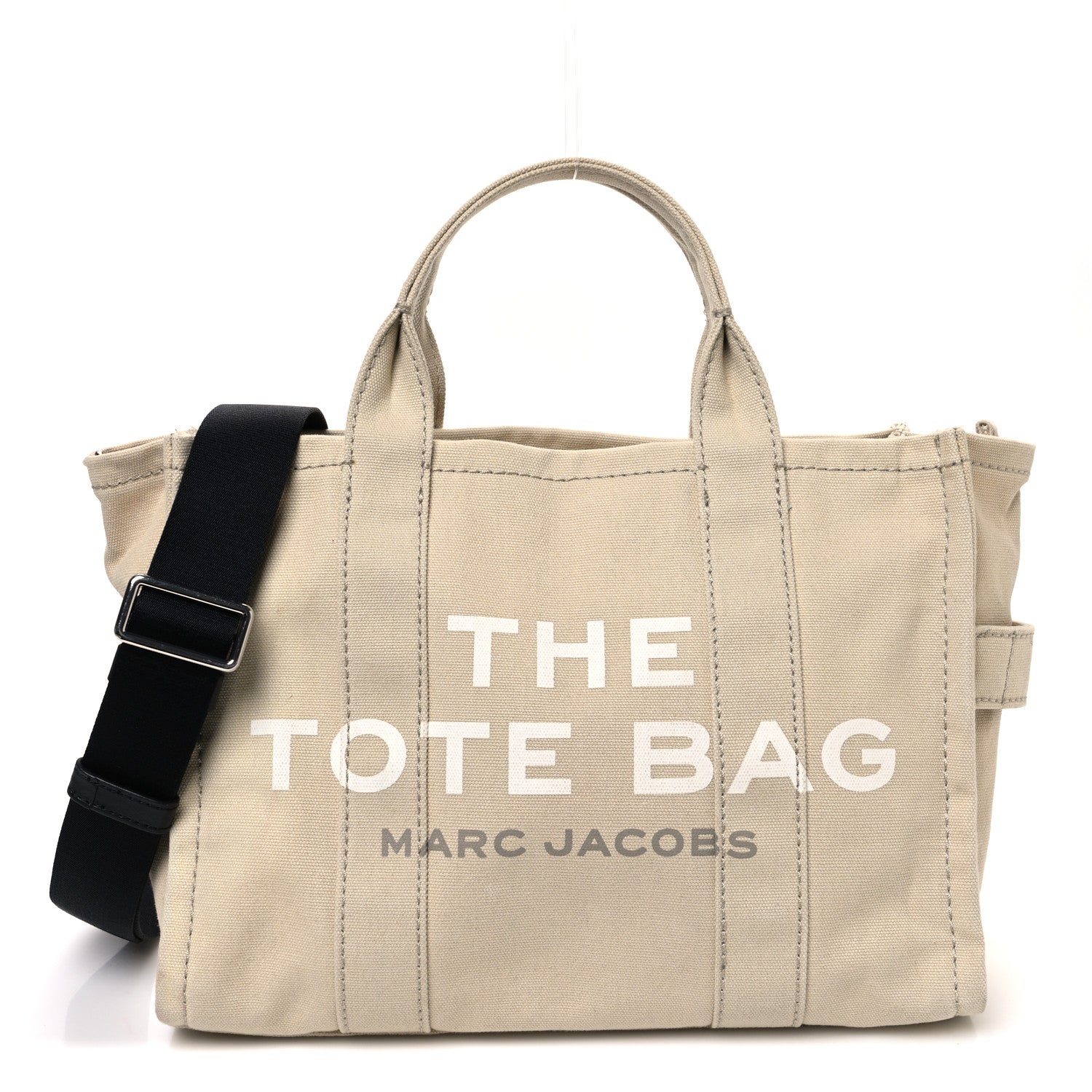 Marc Jacobs Cotton Canvas Medium The Tote Bag Beige 1 of 12