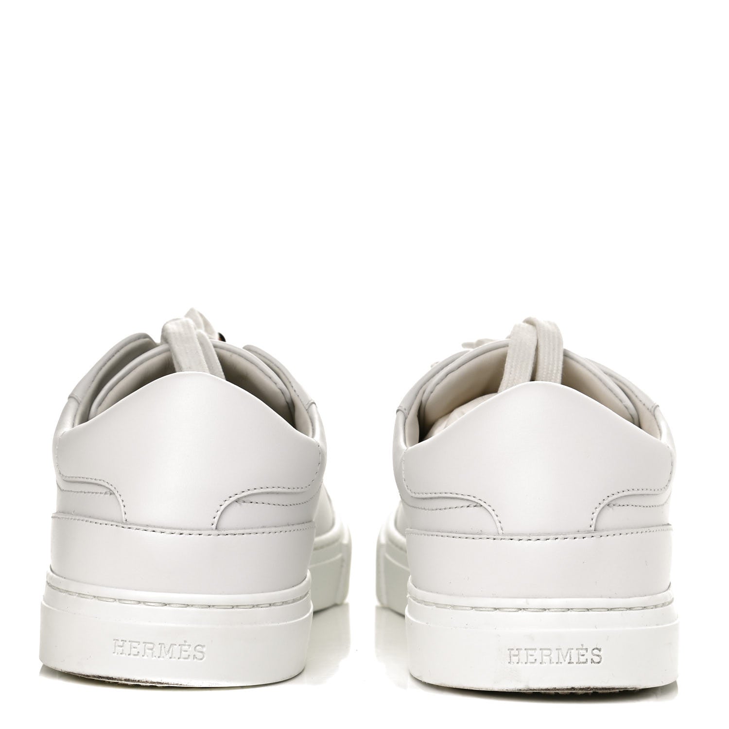 Hermes Calfskin Day Sneakers 40 White 6 of 10