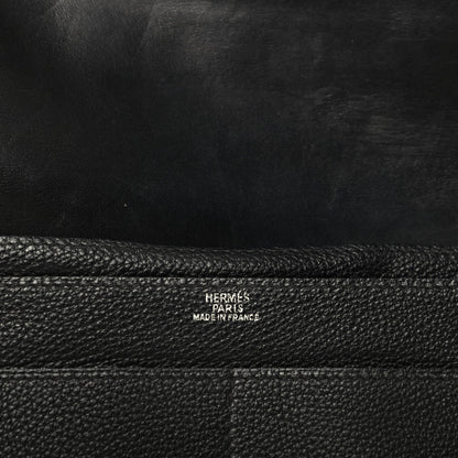 Hermes Togo Dogon Duo Wallet Black 6 of 11