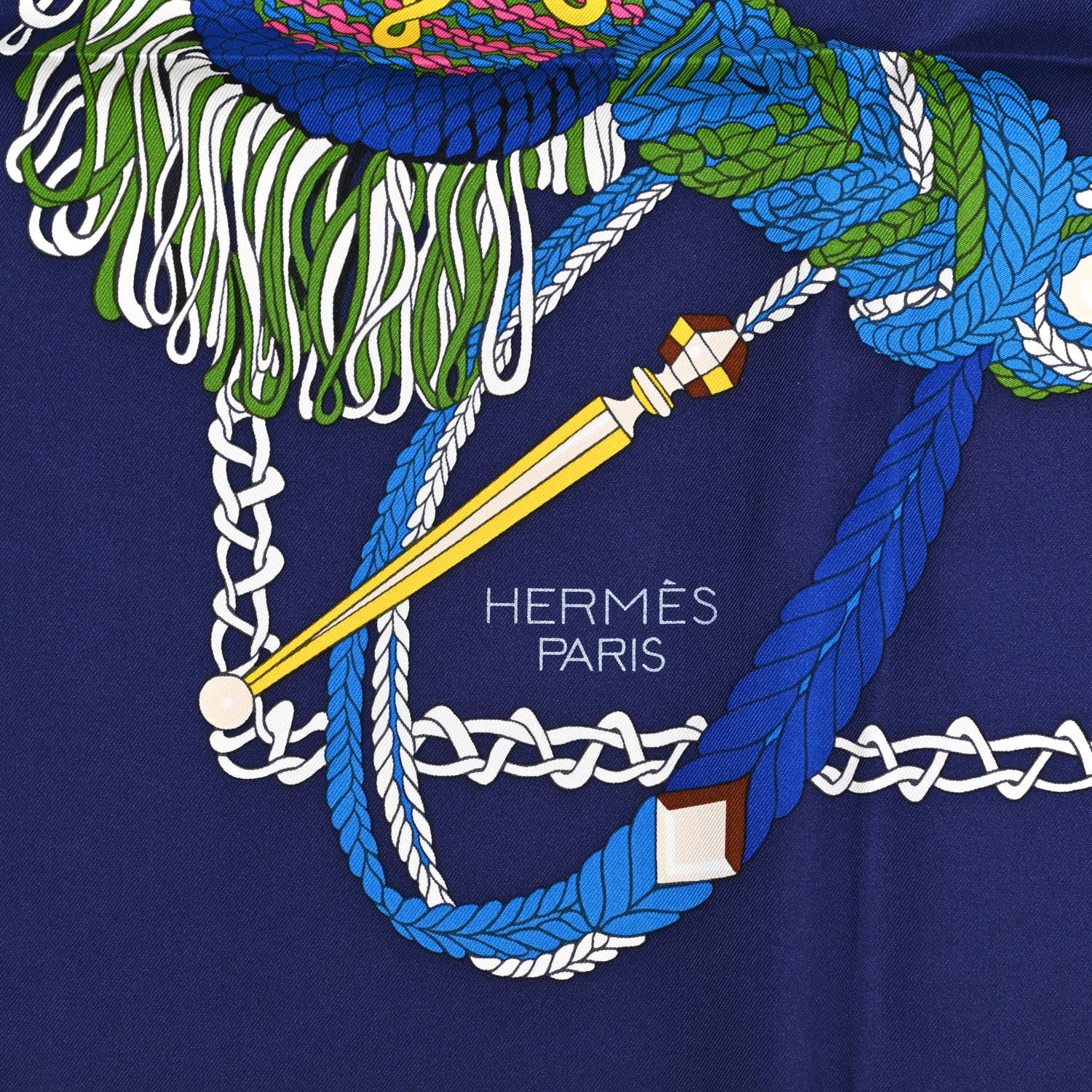 Hermes Silk Le Timbalier Scarf 90 2 of 3