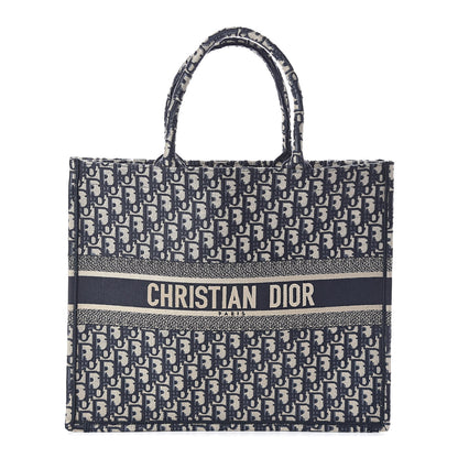 Christian Dior Oblique Book Tote Blue Multicolor 1 of 10