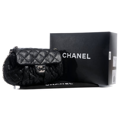 Chanel Lambskin Chain Around Medium Messenger Bag Black 5 of 8