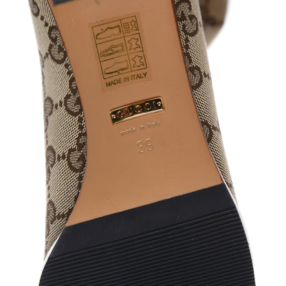 Gucci Monogram Over The Knee Boots 39 Brown 6 of 6