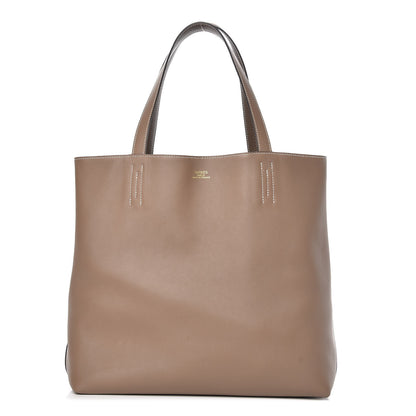 Hermes Sikkim Taurillon Clemence Double Sens 36 Etoupe 3 of 17