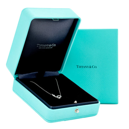 Tiffany Platinum Diamond Victoria Bow Necklace 5 of 5