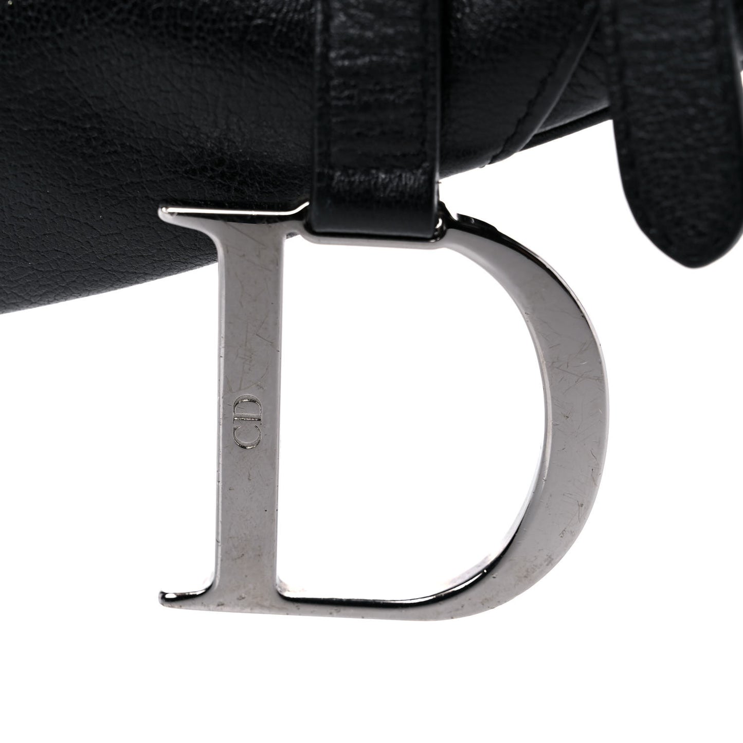 Calfskin Saddle Bag Black