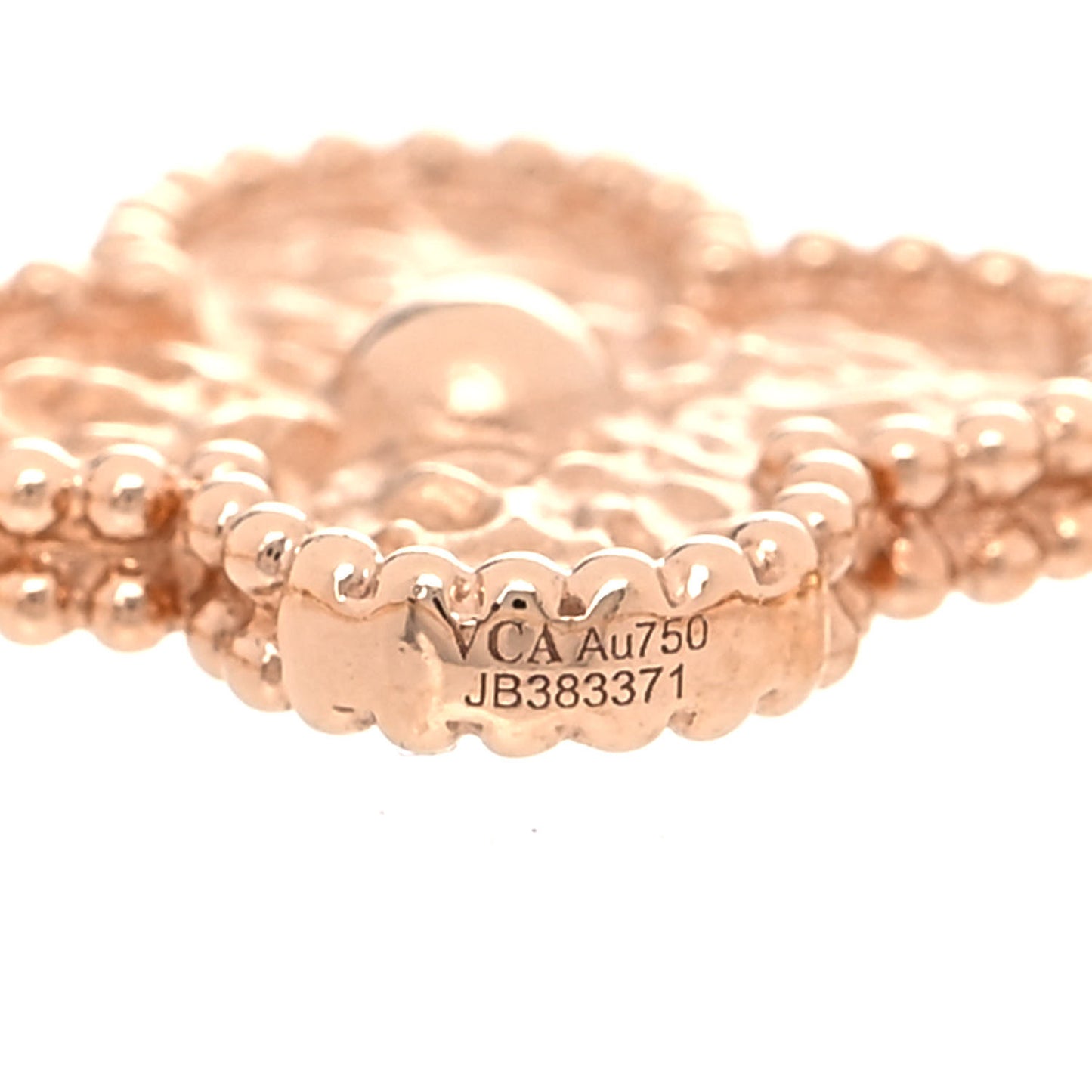 18K Rose Gold 5 Motifs Vintage Alhambra Bracelet