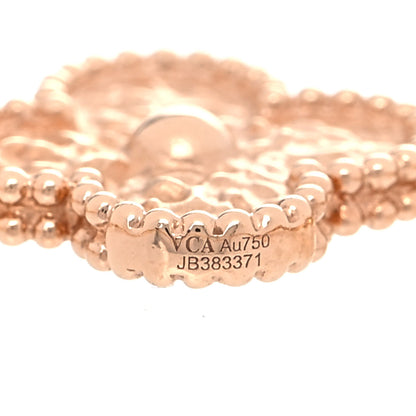 Van Cleef & Arpels 18K Rose Gold 5 Motifs Vintage Alhambra Bracelet 5 of 7