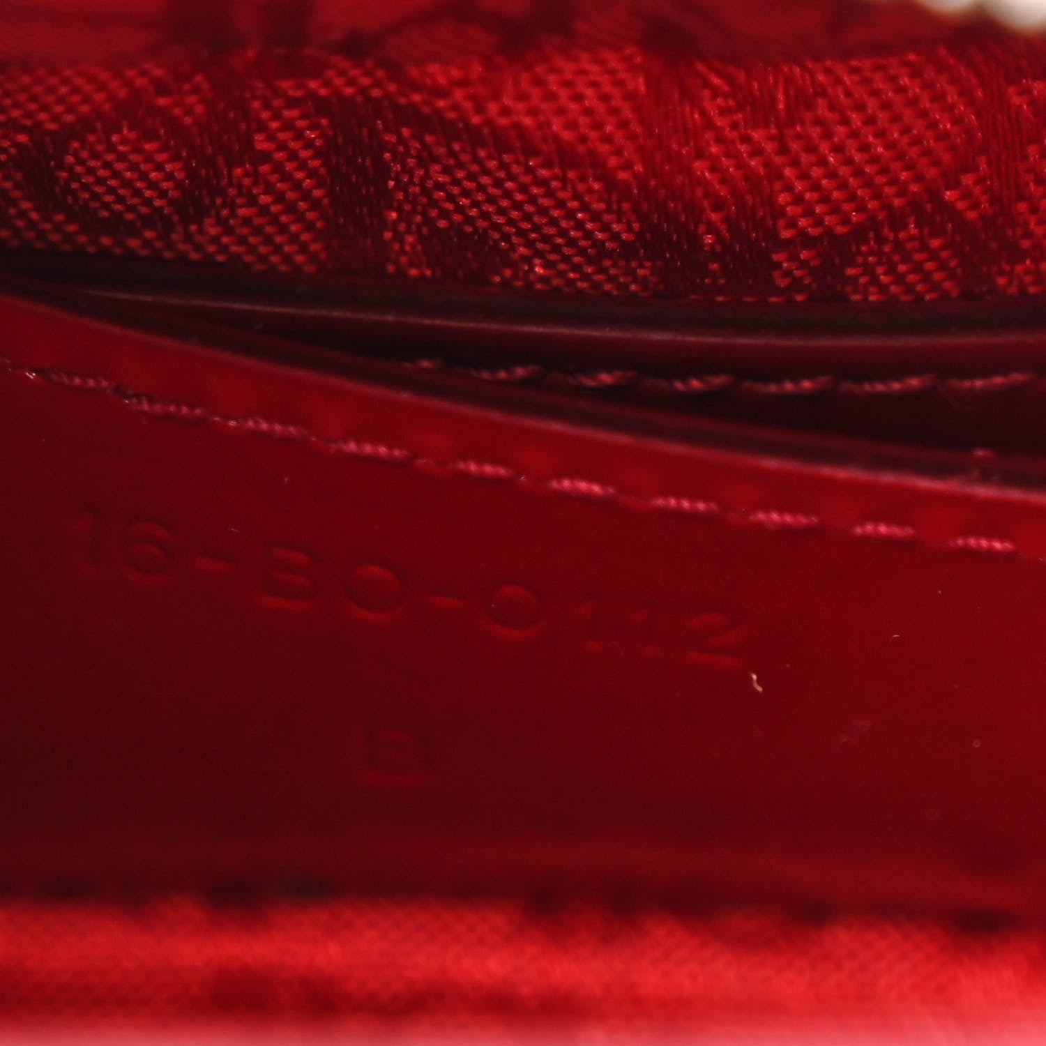 Christian Dior Patent Cannage Medium Lady Dior Burgundy Red 7 of 15
