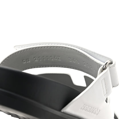 Hermes Calfskin Womens Chypre Sandals 36.5 White 8 of 9