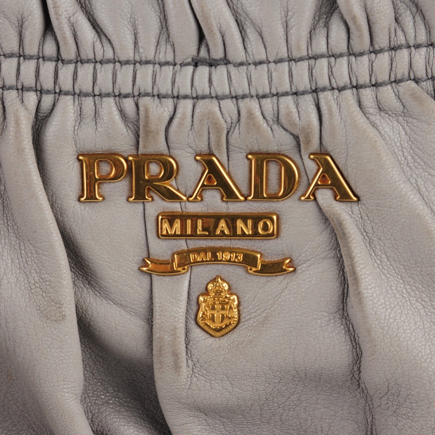 Prada Nappa Gaufre Large Tote Nuvola 6 of 9