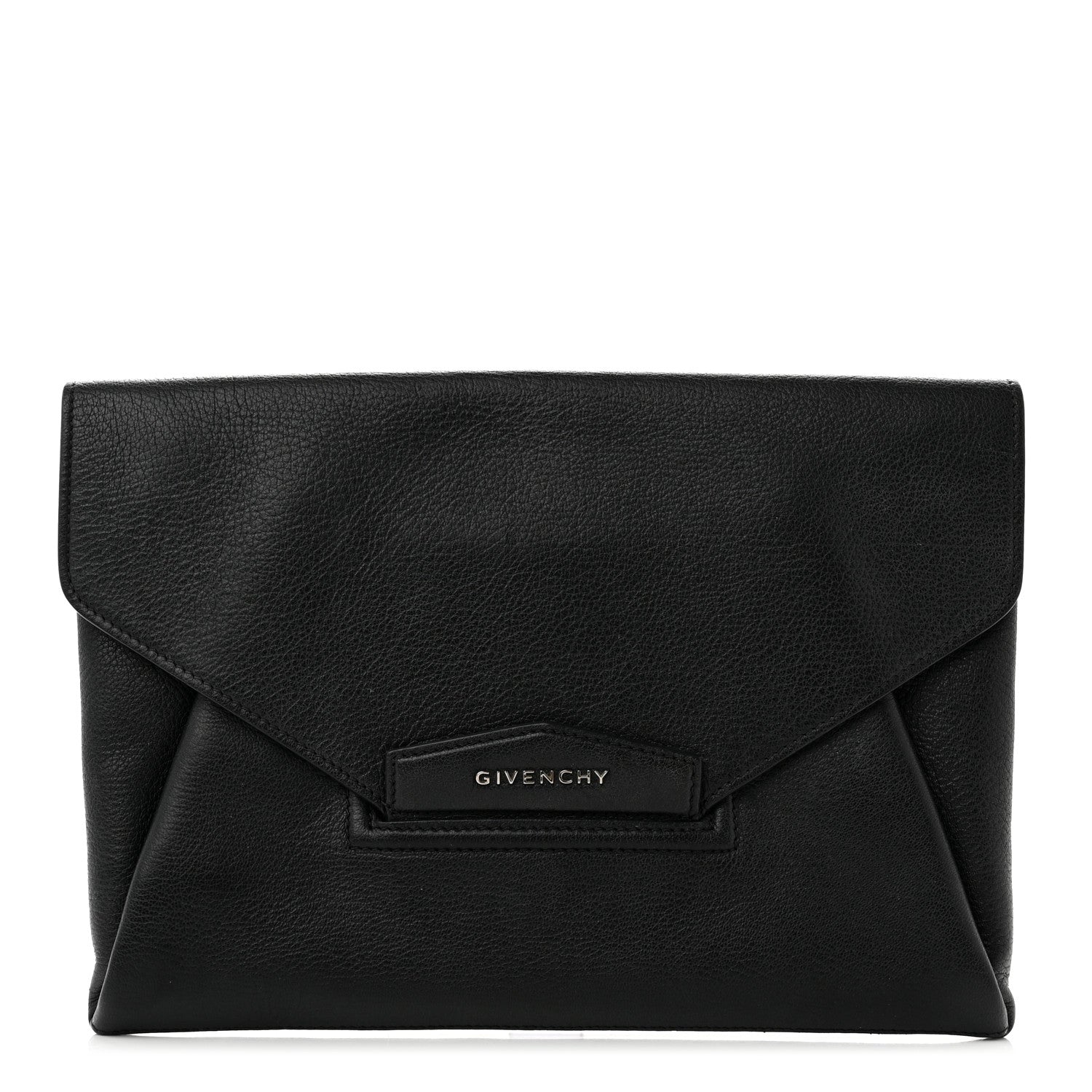 Givenchy Sugar Goatskin Medium Antigona Envelope Clutch Black 1 of 7