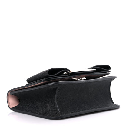 Salvatore Ferragamo Rainbow Glitter Mini Vara Bow Crossbody Bag Black 3 of 11
