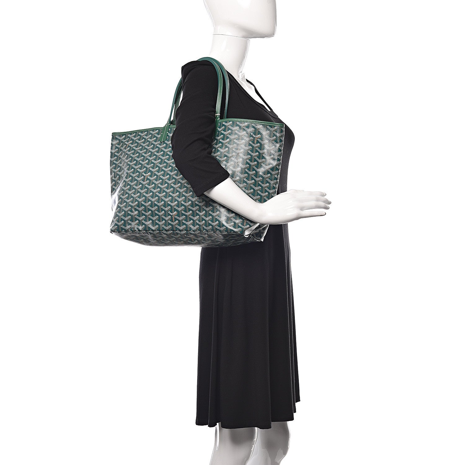 Goyard Goyardine Saint Louis PM Green 2 of 11