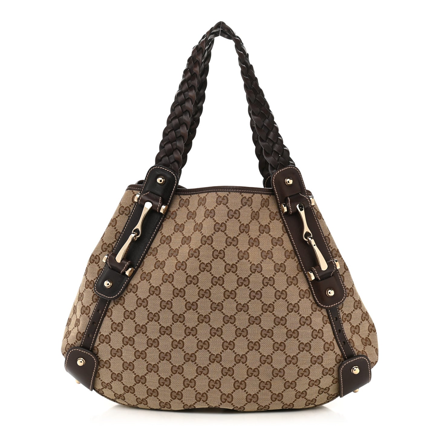 Monogram Medium Pelham Shoulder Bag Dark Brown